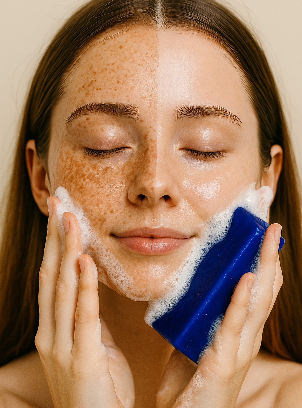 Moraccan Blue powder Beauty Bar - Image 3